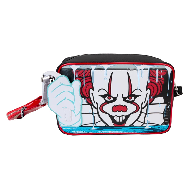 Hot Brand Discounts Loungefly It Pennywise Balloon Glow Crossbody Bag With Coin Bag