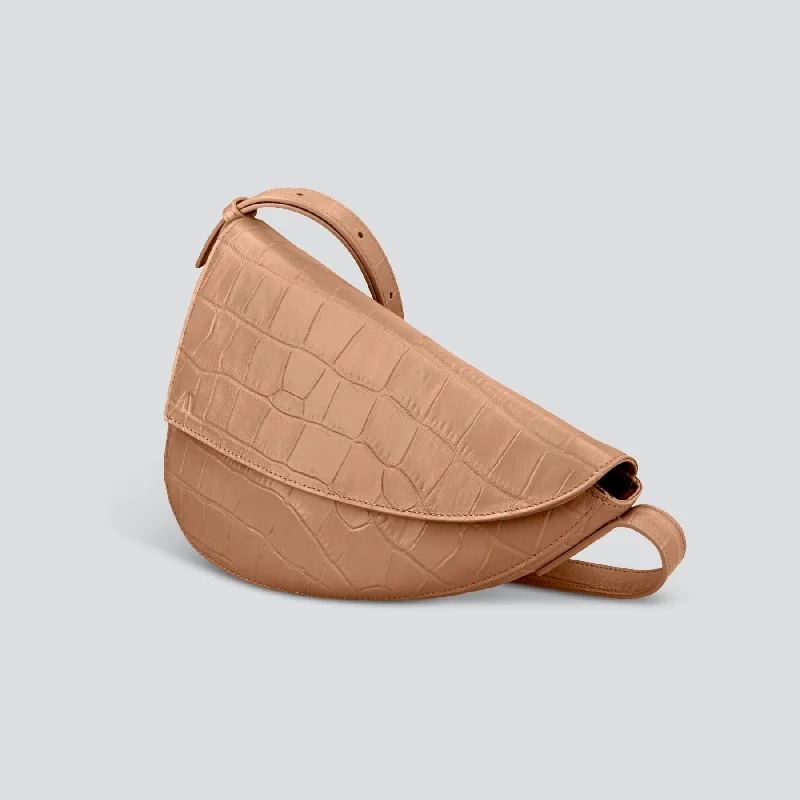 Trend Forward Threads Rebel Cross Body  - soft croco cappuccino