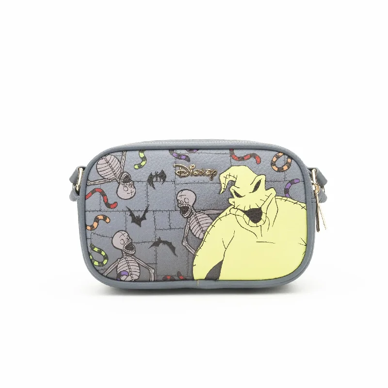Fashion Essentials Oogie Boogie Double Zipper Crossbody/Shoulder Bag