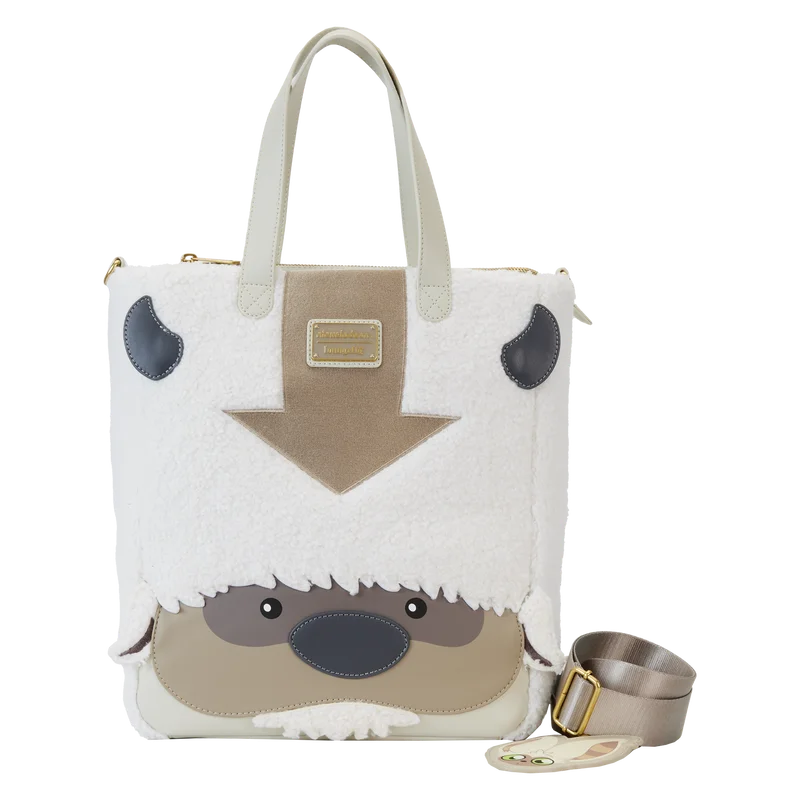 Unleash Your Fashion Loungefly NICKELODEON AVATAR THE LAST AIRBENDER APPA COSPLAY TOTE WITH MOMO CHARM