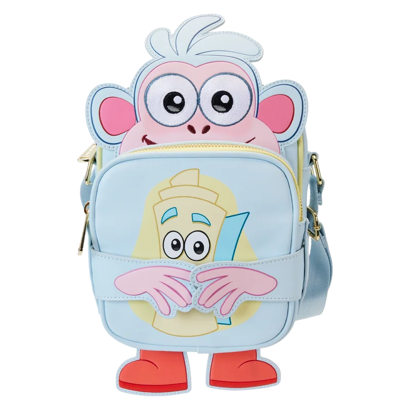 Trendy Looks On Sale Loungefly Dora the Explorer Boots Crossbuddies® Cosplay Crossbody Bag with Coin Bag