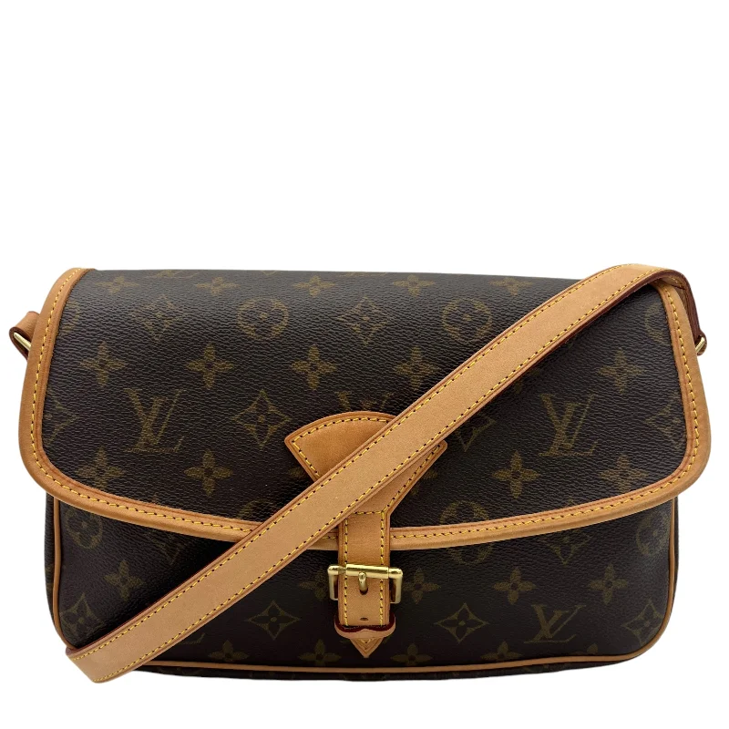 Inspired By You, Designed For You Sologne Crossbody Bag Brown in Monogram Coated Canvas, Gold hardware