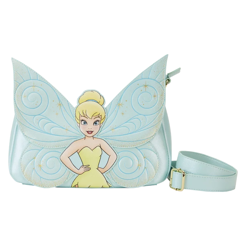 Fashion Forward Femininity Loungefly DISNEY PETER PAN TINKER BELL WINGS COSPLAY CROSSBODY BAG
