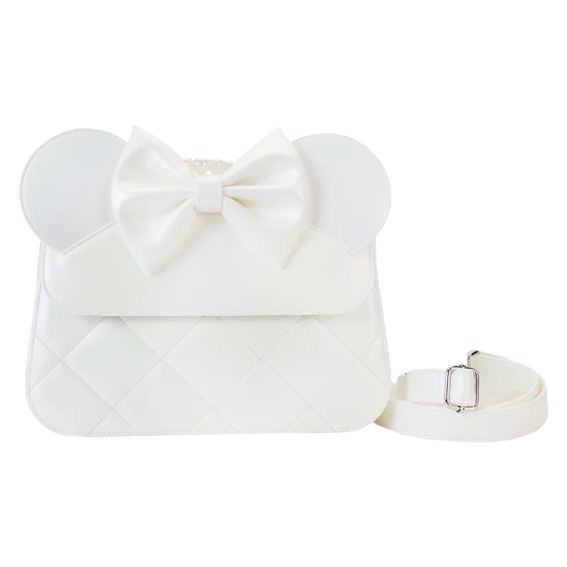 Laid-Back Fashion Offers Loungefly Minnie Mouse Iridescent Wedding Crossbody Bag