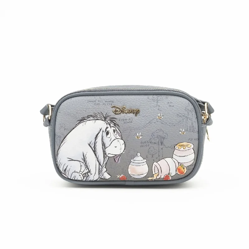 Evening Events Eeyore Double Zipper Crossbody/Shoulder Bag