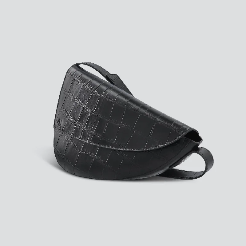 The Latest Trends Rebel Cross Body  - soft croco black
