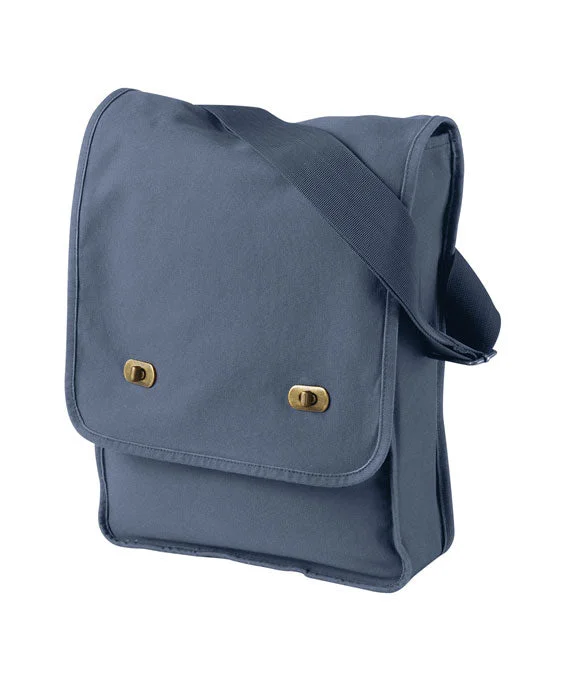 Affordable Handbags 1902 - Authentic Pigment 14 oz. Pigment-Dyed Canvas Field Bag