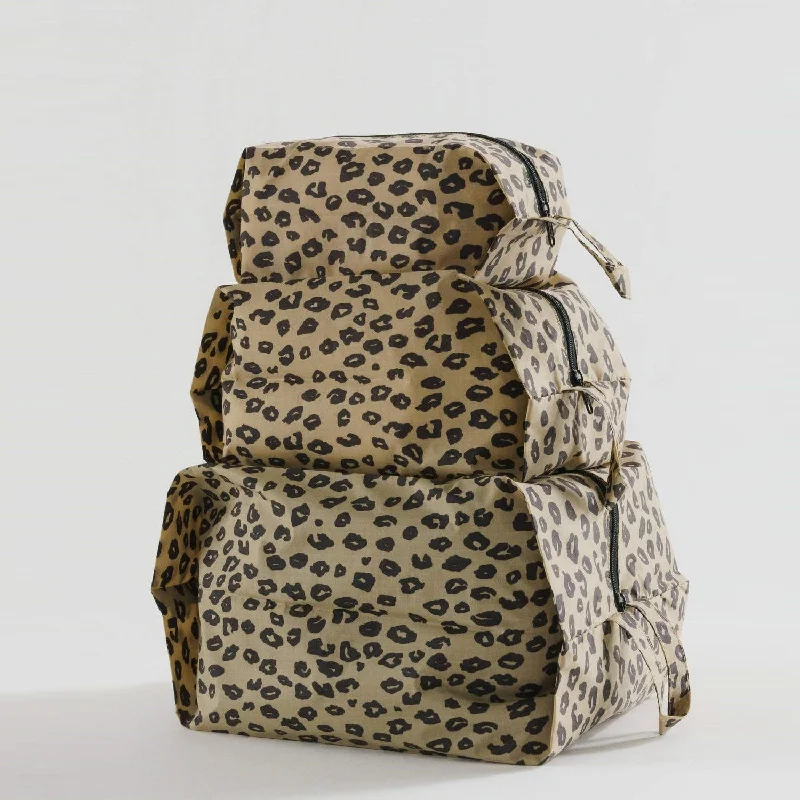 Modern And Limited-Time Offer Bags 3D Travel Zip Set (Honey Leopard)