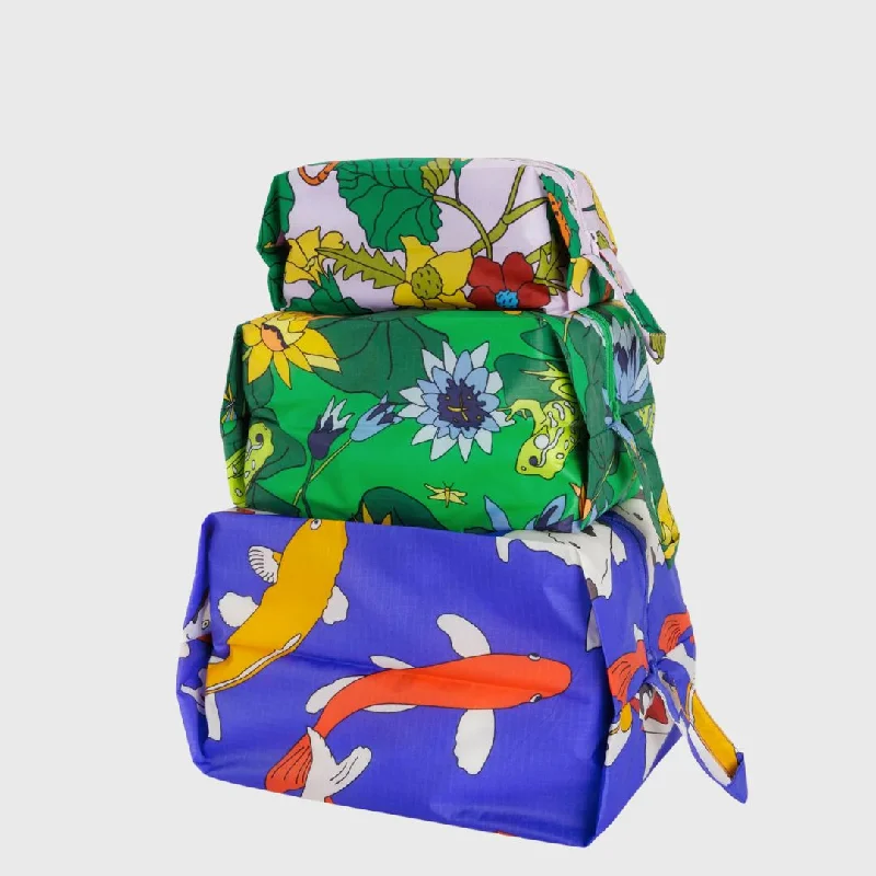 Seasonal Sale Bags 3D Travel Zip Set (Pond Friends)