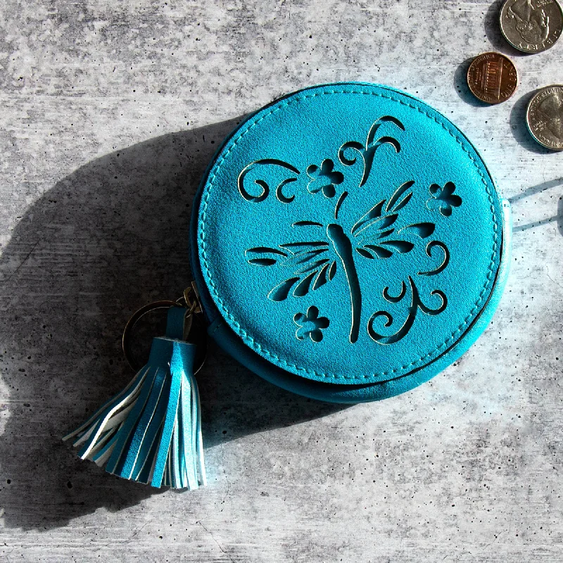 Retro Lovers Dragonfly Bliss Coin Purse!