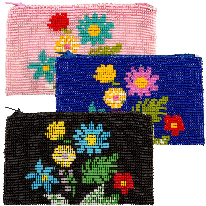 Stylish Bags For Fashion Bloggers With Promotions Wildflower Beaded Coin Purse