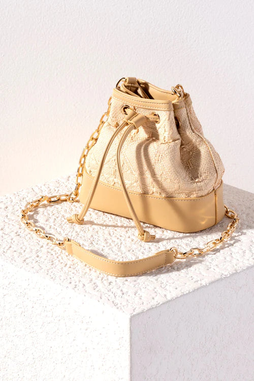 Black Friday Deals On Stylish Handbags Adrienne Bucket Bag in Natural