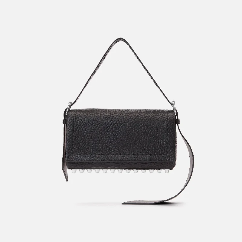 Spacious And Discounted Bags Alexander Wang Ricco Medium Flap Bag - Black