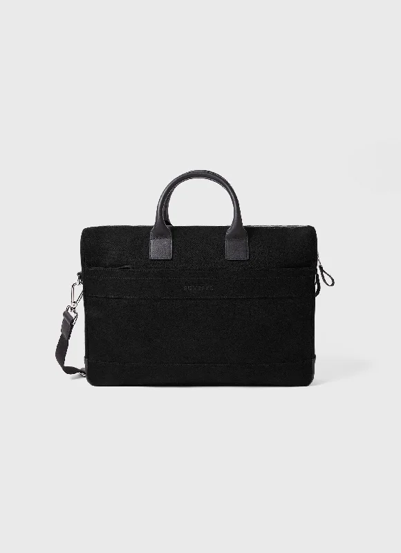 Anti-Theft And Budget-Friendly Bags Briefcase in Black
