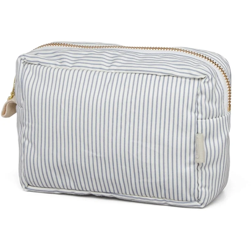 Limited-Time Offers On Trendy And Stylish Bags Cam Cam Copenhagen Makeup Purse Classic Stripes Blue, Praline