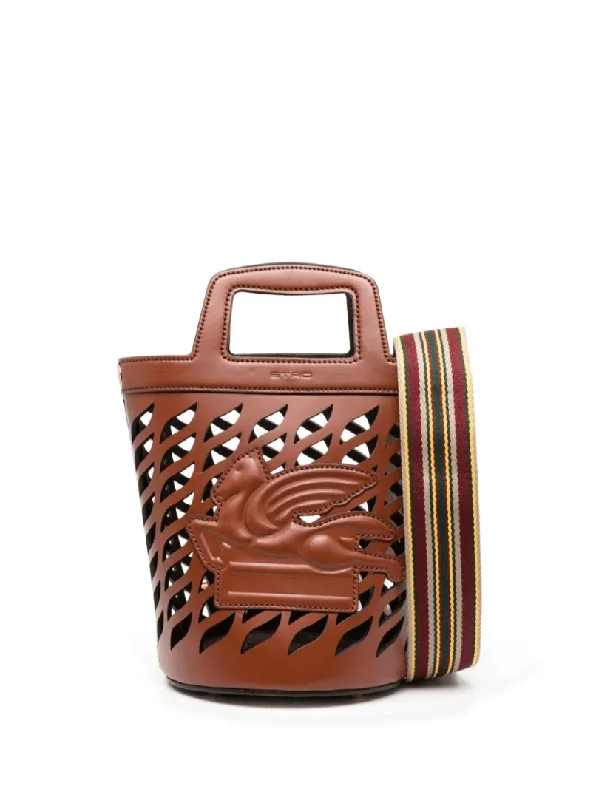 Affordable Handbags Coffa leather bucket bag