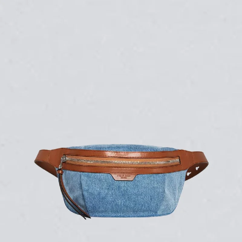 Anti-Theft And Budget-Friendly Bags Commuter Fanny Pack (Denim)