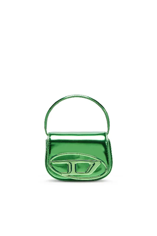 Luxury Seekers 1DR-XS-S-Iconic mini bag in mirrored leather Green