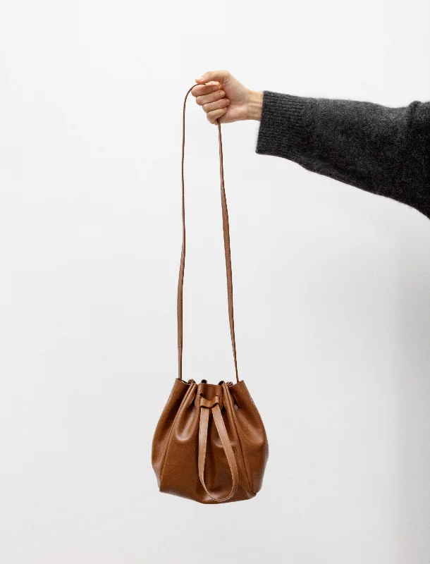 Limited-Time Offer On Trendy Bags Pleated Bucket Bag Africa Brown