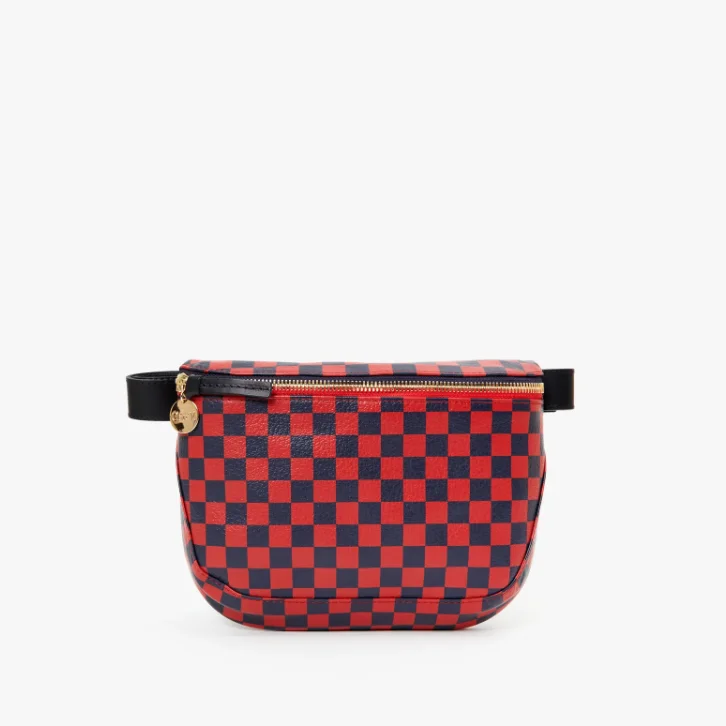 Modern And Limited-Time Offer Bags Fanny Pack (Cherry Red Chantal With Navy Checkers)