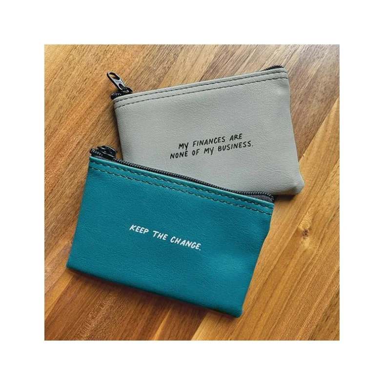Stylish Bags For Fashion Bloggers "Finances" Coin Purse (Blue)