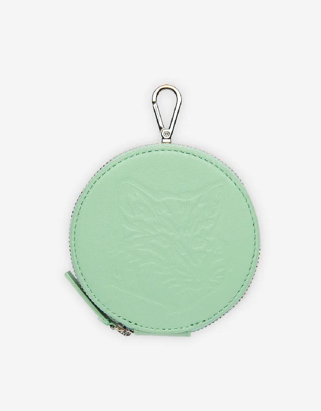 Stylish Bags With Discounts FOX HEAD COIN PURSE MIST GREEN