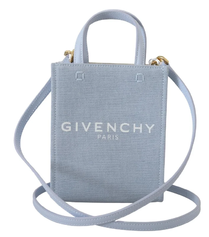 Designer Bags For Luxury Collectors Givenchy Chic Cloud Blue Cotton Mini Bag