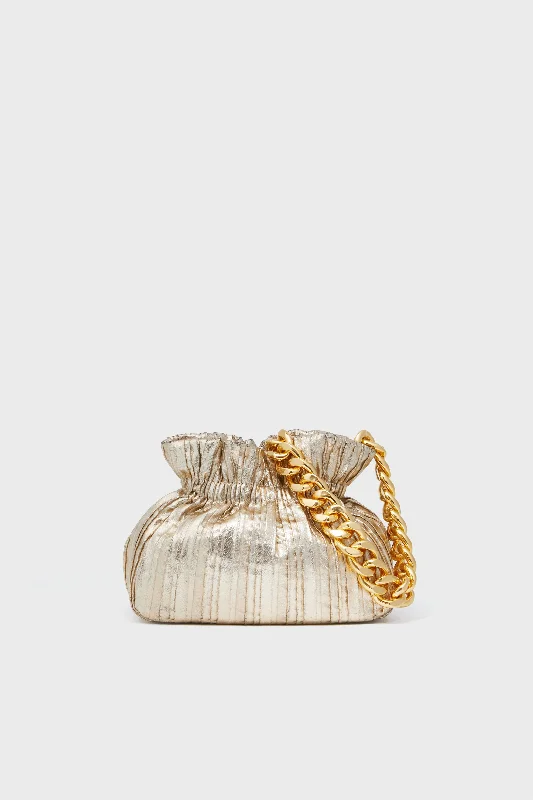 Bold And Flash-Sale Bags Gold Shimmer Party Purse