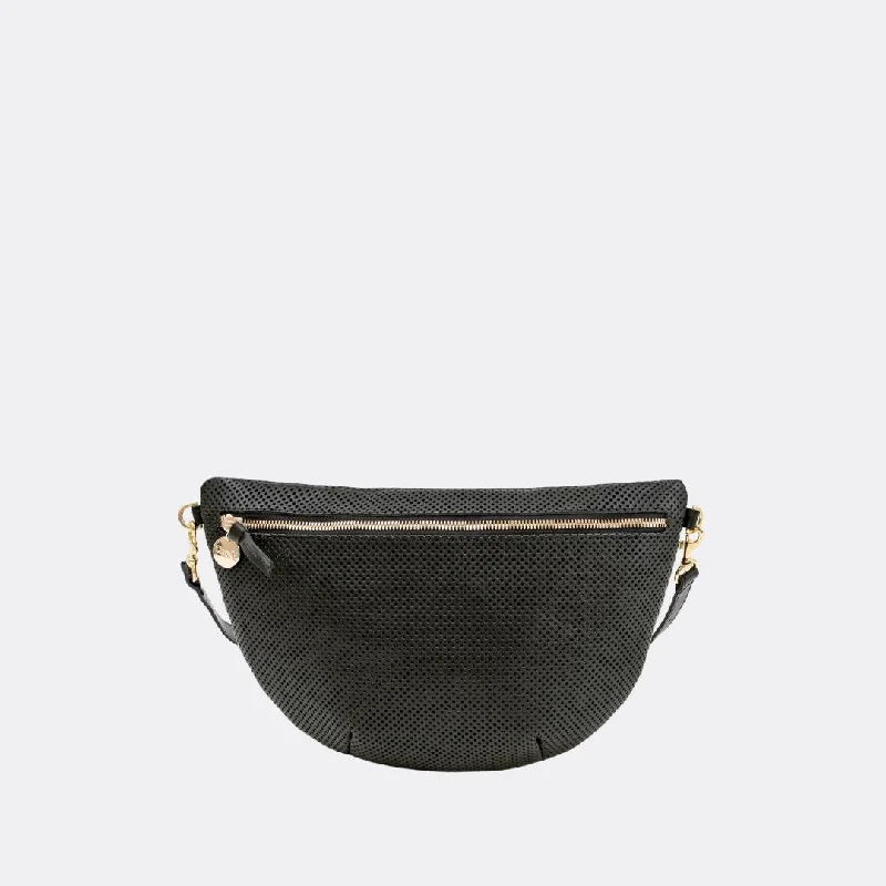 Eco-Friendly And Discounted Bags Grande Fanny Pack (Black Perf)