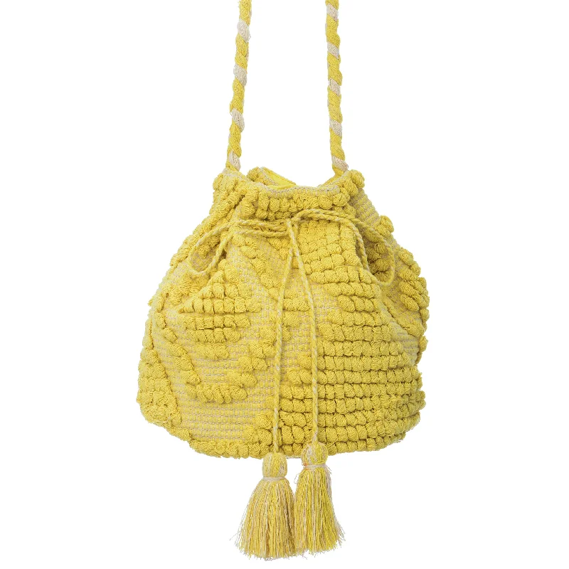 Luxury Bags Mochila Bucket Bag Yellow