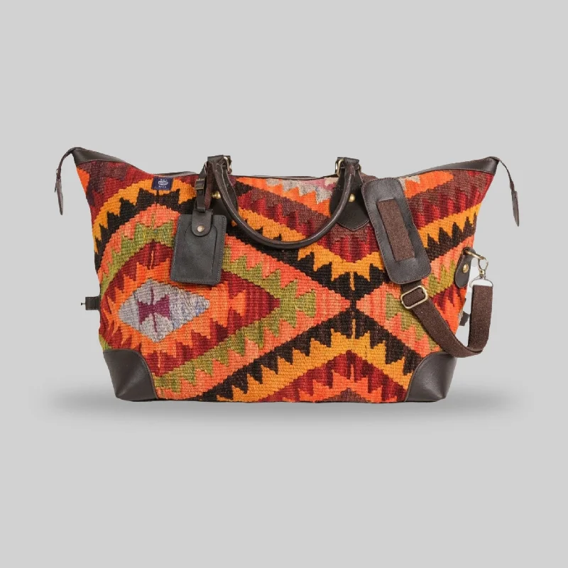 Luxurious But Budget-Friendly Bags Kilim Weekender Bag