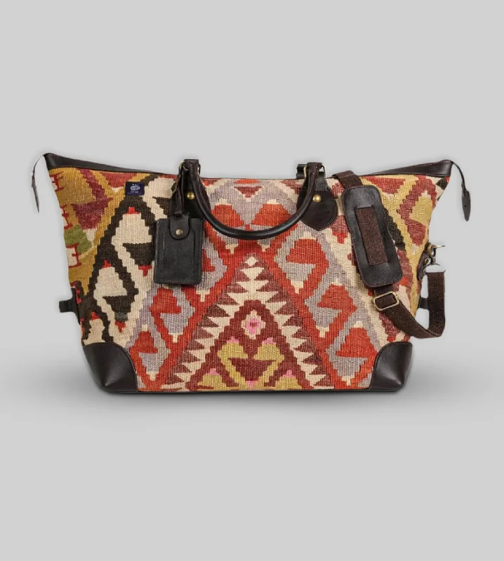 Chic And Clearance-Priced Tote Bags Kilim Weekender Bag