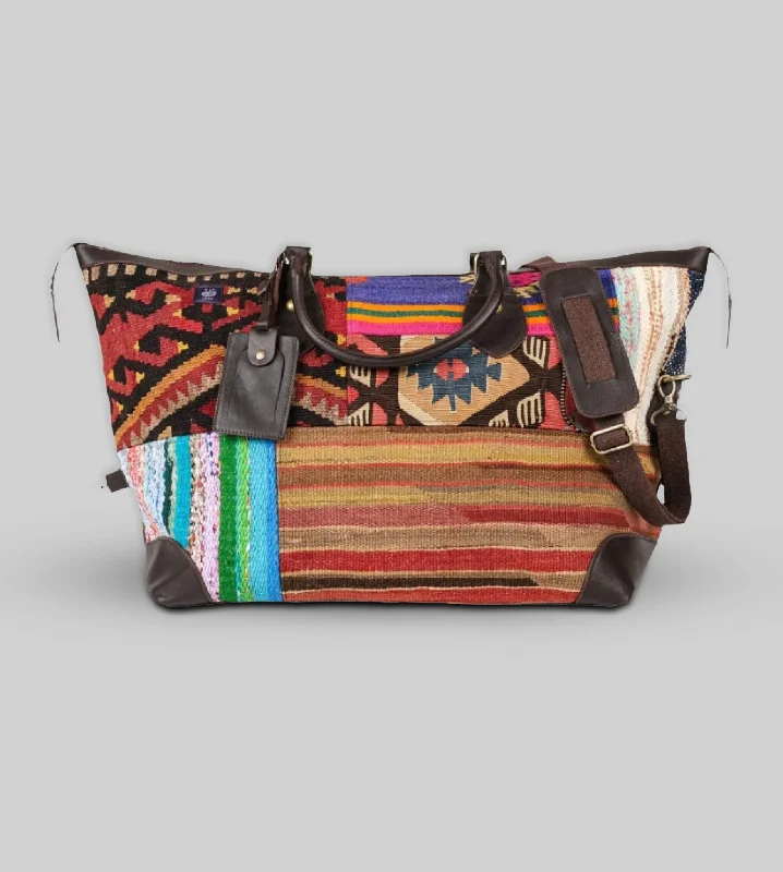 Anti-Theft And Budget-Friendly Bags Kilim Weekender Bag