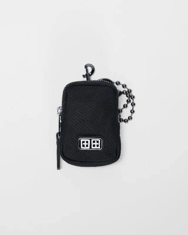 Bags With Discounts KLINGER NYLON COIN PURSE BLACK