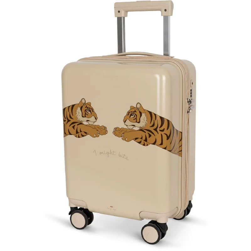 Minimalist Leather Bag For Modern Aesthetics Konges Sløjd Travel Suitcase Tiger