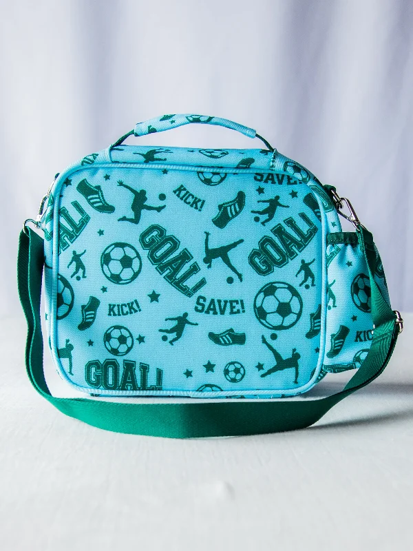 Eco-Friendly Bags With Promotions Lunch Kit - Kick Goal Save