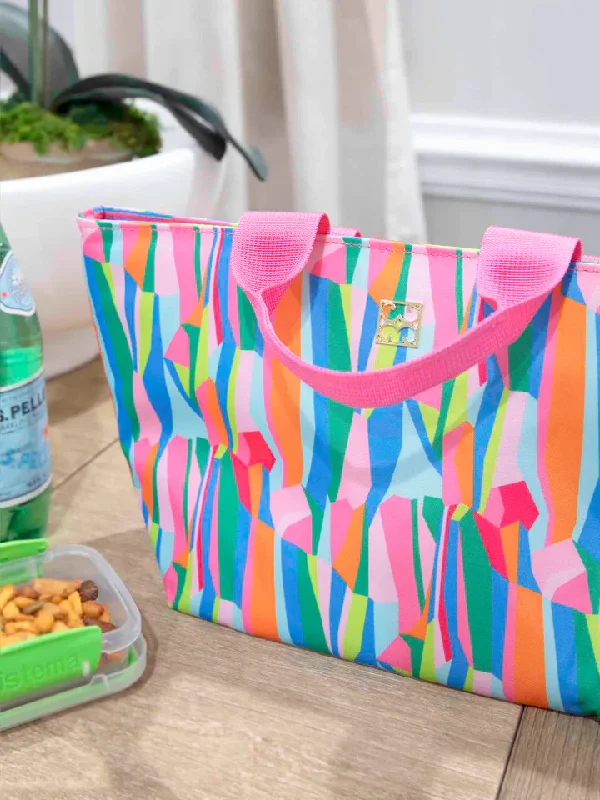 Clearance-Priced Bags [Mary Square] Lunch Carryall-Sea Glass