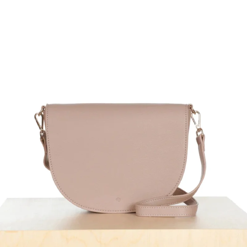 Luxury Bags On Sale Mini Saddle Bag (Rose Pebble)