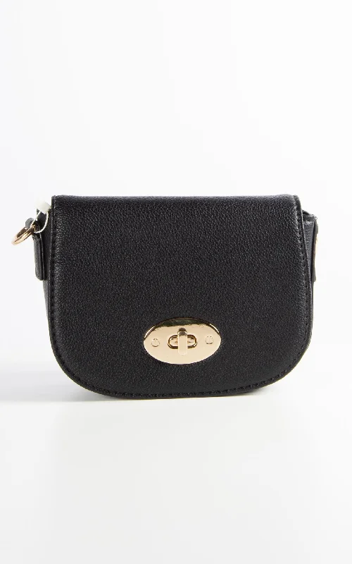Seasonal Clearance Bags For Summer, Winter, Etc. Mini Satchel | Black