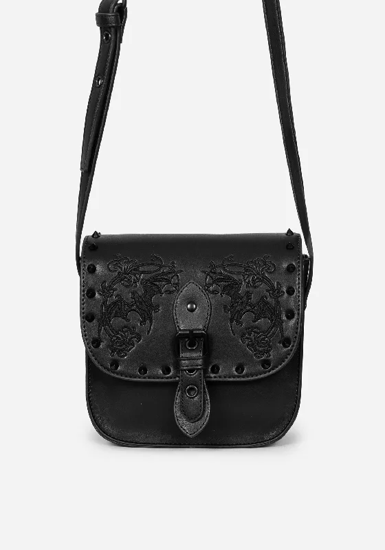 Limited-Time Offer On Trendy Bags Penumbra Embroidered Mini Satchel Bag