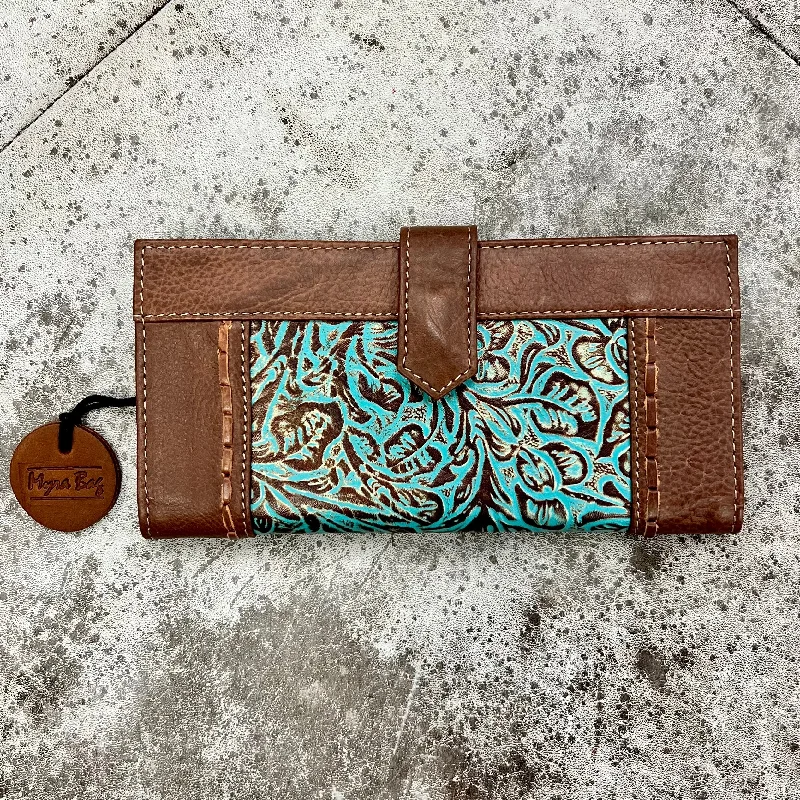 Tsa-Approved Bags For Hassle-Free Airport Security Perfectly Tooled Turquoise Wallet