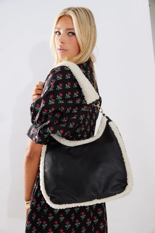 Affordable Bags For Budget Shoppers Reece Sherpa Trim Satchel