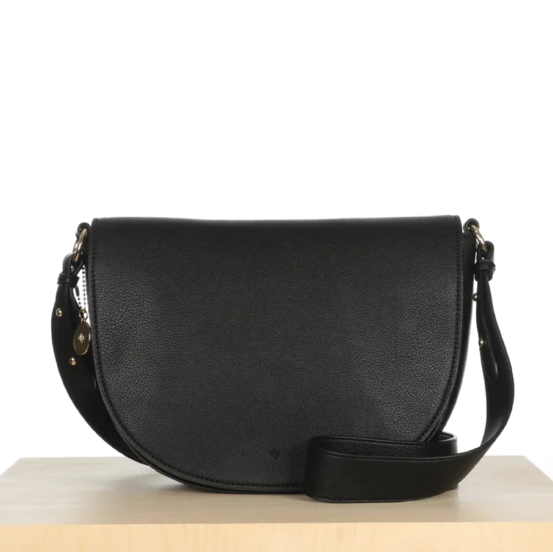 Discounted Designer Bags For Clearance Events Mini Saddle Bag (Black Pebble)
