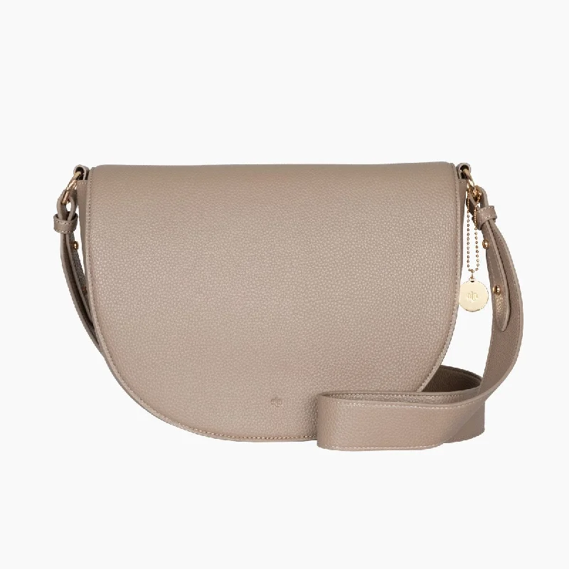 Sporty Bags For Active And Athletic Lifestyles Saddle Bag (Taupe)