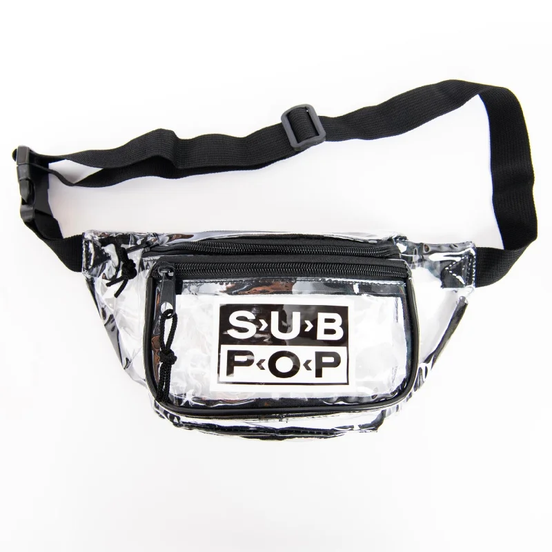 Halloween-Themed Fanny Pack Black Logo Clear