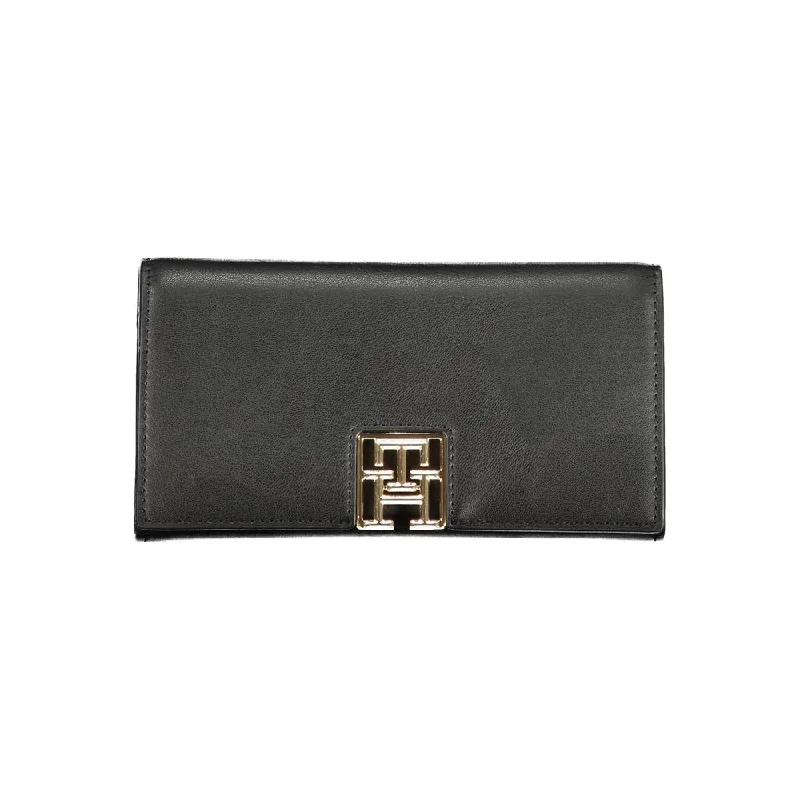 Edgy Bags For Bold And Daring Fashionistas Tommy Hilfiger Black Polyethylene Wallet