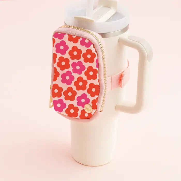 Bags For Minimalist And Functional Design Tumbler Fanny Pack-Lovebug Flower