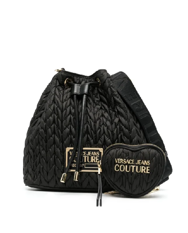 Festival Bags For Concerts And Events Versace Jeans Couture chevron-quilting bucket bag