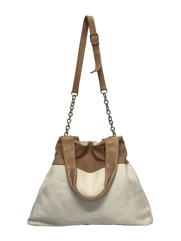 Holiday Gift Bags For Christmas GALLARDAGALANTE/Hand Bag/BEG/Canvas/