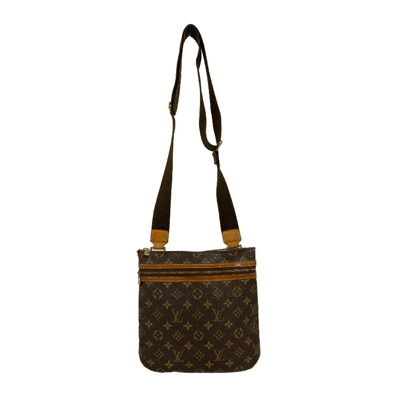 Bags With Tsa-Approved Features LOUIS VUITTON/Cross Body Bag/Brown/Monogram/POCHETTE BOSPHORE_MONOGRAM CANVAS/M40044